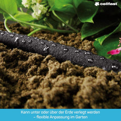 Tuyau d'irrigation goutte à goutte, tuyau d'irrigation 1/2 ", 7,5 m, ensemble de 3 tuyaux