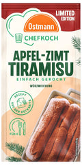 Ostmann Gewürze x Chefkoch - Apfel-Zimt-Tiramisu Würzmischung | Abgestimmt auf 4 Portions | Y compris Schritt-für-Schritt-Rezept et Mengenangaben | 10 g en sachet