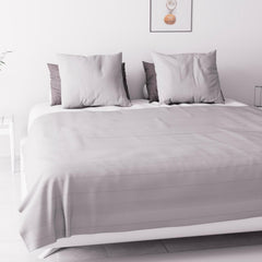 Soleil D'Ocre Adele, Housse Zigzag, Jeté du canapé, Polycoton, Gris, 220 X 240 Cm Couettes et couettes Naty Shop