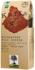 Kaffa Wild-Kaffee doux ganze Bohne 2er-Pack (2x 250g) bio végétalien équitable Arabica MildBohx2