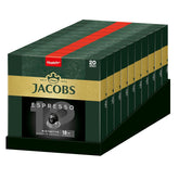 Jacobs Café expresso Ristretto, Intensité 12/12, 10 x 20 cafés, Café café compatible Nespresso*, 200 cafés