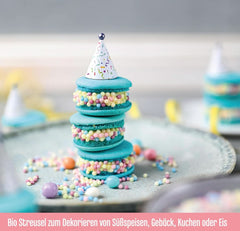 DECOCINO Perles Sprinkle Bio - 60 grammes - Sprinkles de dextrose Bio Sprinkles Naty Shop