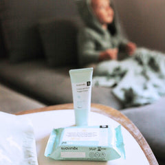 Suavinex Lingettes humides pour bébé 60 pièces adaptées aux peaux atopiques 96% ingrédients naturels