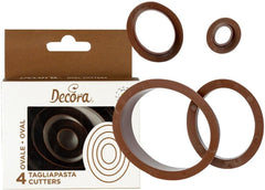 0255307 SET DE FORME OVALE-NETEDE PENTRU FURSECURI, 4 PIESE 1,5-3,5-5,5-7,5 Î 2,2 cm