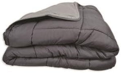 Poyet Motte Calgary housse de couette polyester acier/argent, polyester, acier/argent, 220x160x1 cm Couettes et couettes Naty Shop 200x200x1 cm