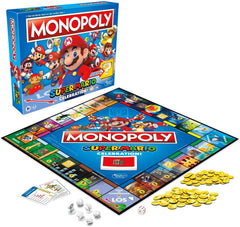E9517100 Joc de societate Super Mario Celebration pentru fanii Super Mario cu vârsta de 8 ani și peste, cu efecte sonore din jocul video, Multi, Standard