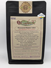 24 - Café mousson artisanal Malabar India 1kg, grains de café