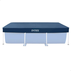 Intex 28038 - Bâche pour piscines hors sol rectangulaires, PVC, bleue, 300x200 cm