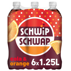 SCHWIPSCHWAP, The Original - Boisson gazeuse caféinée au cola et aux oranges, set 6 x 1,25 litres Boissons sans alcool Naty Shop