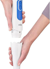 Braun Multiquick 3 MQ 3000 Smoothie+ Stabmixer – Pürierstab Mit 2 Geschwindigkeiten, Powerbell plus et Splashcontrol-Technologie, 700 Watt, Inkl. 600 ml Mix- & Messbecher, Blau/Weiß Cuisine Naty Shop