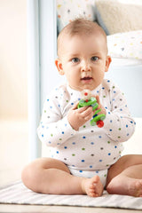 HABA 1068 - Jouet à saisir Flapsi, jouet joyeux pour bébés et jeunes enfants, en bois à partir de 6 mois, jouet de motricité avec hochet Baby Toys Naty Shop