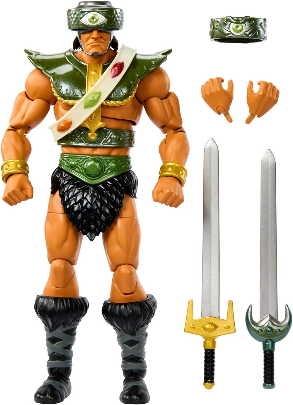 Masters of the Universe Masterverse New Eternia Tri-Klops Action Figure Deluxe Collectible Figure avec 30 points de déplacement et accessoires Motu Toy HYC52 Action Figures Naty Shop Titre par défaut