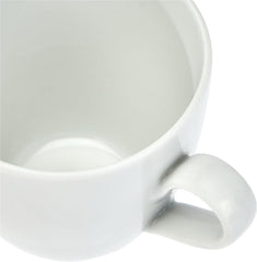Alessi SG53/87 'Mami' Kaffee-Obertasse 6 Stück aus weißem Porzellan 8,0 cm Durchmesser