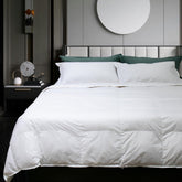 Nottetempo, couette en duvet d'oie, lit simple, 205 X 155 X 2 cm, Bianco Couettes et couettes Naty Shop Single 205 X 155 X 2 cm