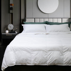 Nottetempo, couette en duvet d'oie, lit simple, 205 X 155 X 2 cm, Bianco Couettes et couettes Naty Shop Single 205 X 155 X 2 cm