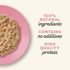 Applaws Premium Natural Hrană Umedă pentru Pisici, File de Ton cu Creveți din Pacific în Supă, Pliculețe Porționate 70g (12 x 70g)