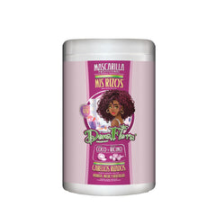 Masque Capillaire Mis Rizos 1000 ml - Soin en profondeur pour cheveux bouclés et ondulés - Hydratant et anti-frisottis - Sans sulfate ni paraben - Pour des boucles définies et douces Naty Shop Hair Mask Titre par défaut