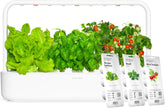 Click and Grow Jardin intérieur, plus facile que le système de culture hydroponique, jardin intelligent LED, jardin d'herbes aromatiques, serre intérieure avec 9 capsules de plantes incluses (blanc)