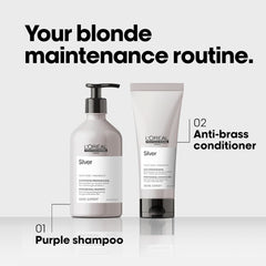 L'Oréal Professionnel Serie Expert Silver, Shampoing, 500 ml Douche et bain Naty Shop