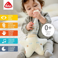 Fehn boîte à musique bébé somnifère étoile - boîte à musique avec mécanisme musical amovible à suspendre - chanson somnifère "Weißt du wieviel Sternlein stehen" - jouet pour bébés et enfants à partir de 0 mois Jouets Bebe Naty Shop