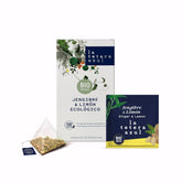 LA TETERA AZUL Infuzie ecologică de ghimbir și lămâie. Ceai bio pentru slăbit în piramide. Ghimbir și lămâie. 20 piramide.