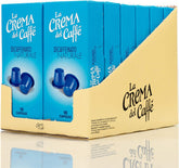 La Crema del Caffè Decaffeinato Naturale, 120 capsules de café sans café compatibles Nespresso avec des quantités et des arômes variés et des arômes de chocolat et de gewürzen