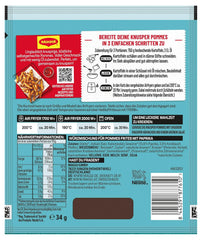 MAGGI Airfryer Pommes Frites - Paprika, 1er Pack (1 x 34g)