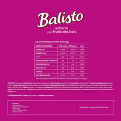 Balisto Chocolate Pack Bulk, Barres de chocolat Yoberry, céréales et yaourt, 8 x 18,5 g, chocolat, barres de muesli, paquet de chocolat en vrac (148 g)