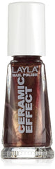 Cosmetics 1243R23-109 Ceramic Effect Nagellack - orange fluo, 1er pack (1 x 0.01 l)