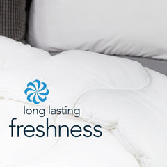 Couette anti-allergie Snuggledown Freshwash, 13,5 Tog Winter Warm, coton, blanc, lit simple Couettes et couettes Naty Shop