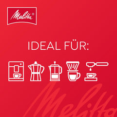 Melitta BellaCrema Speciale Ganze Kaffee-Bohnen 8 x 1kg, ungemahlen, Kaffeebohnen für Kaffee-Vollautomat, medium Röstung, geröstet in Deutschland, Stärke 3, im Tray