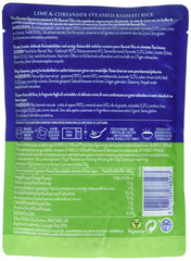 Orez TILDA Basmati gătit la aburi cu lime și coriandru pentru cuptorul cu microunde, 250 g