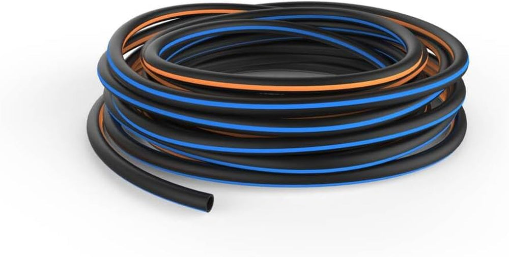 Tuyau d'arrosage Fiskars S, Solide, Tuyau d'eau pour arrosage manuel, 13 mm (1/2"), Longueur: 15 m, Raccord universel, Protection UV, Protection contre le gel, Résistant à la torsion, Bleu, 1076049