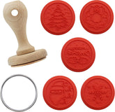 Lot de 7 tampons de gaufrage pour biscuits de Noël C'est Noël