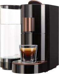 Machine à expresso à capsules K-FEE TWINS II pour café, thé et cacao | Machine à expresso pour grandes tasses | Chauffage rapide | Réservoir d'eau de 2,3 l | 19 barres | Cuivre noir
