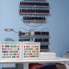 Palette de vernis à ongles 216 couleurs, présentoir à ongles, plaques de carte de couleur de vernis à ongles, nuancier d'ongles, accessoires de vernis à ongles