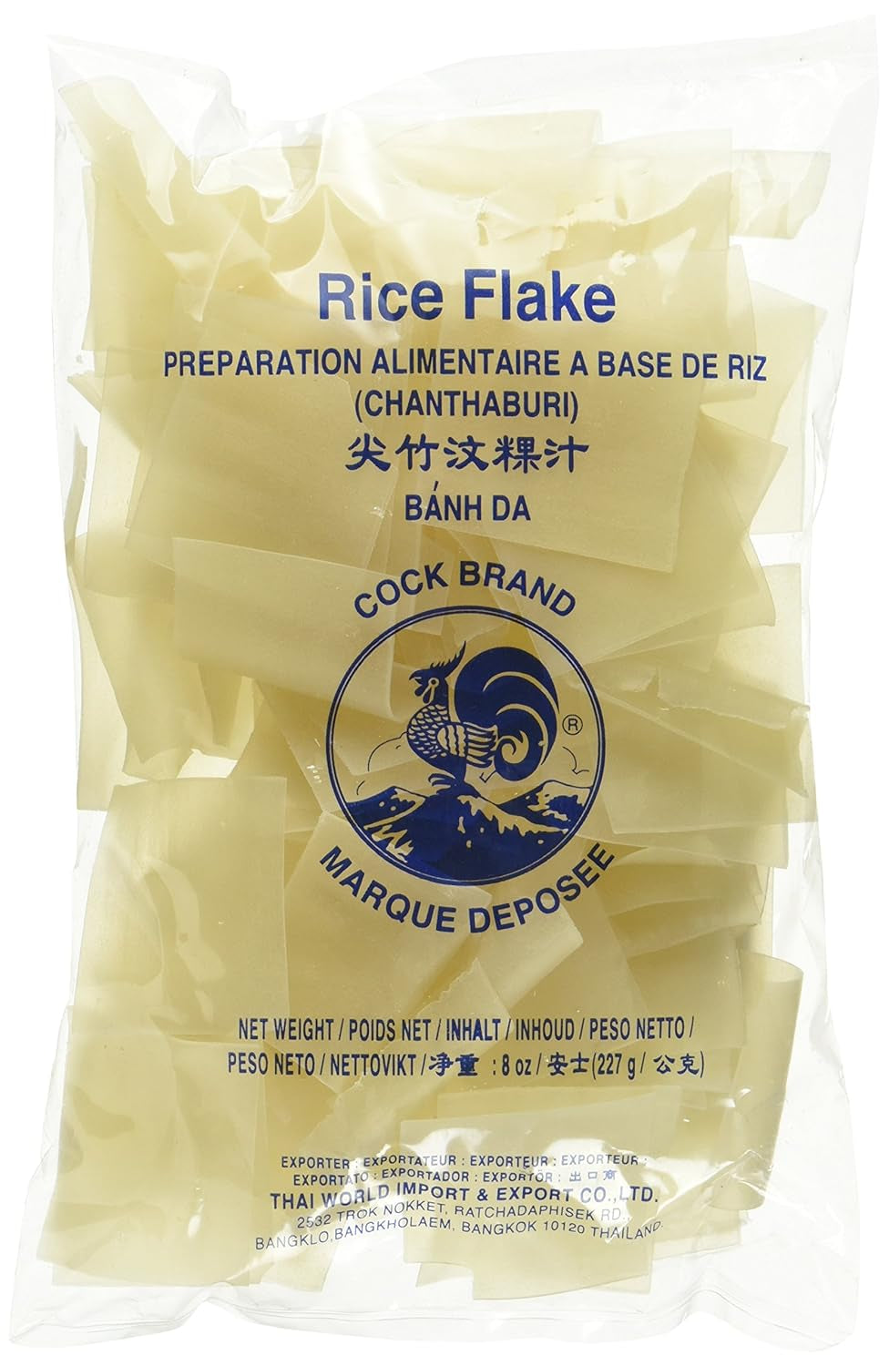 Fulgi de orez Cock, triunghiulari, 1 pachet (1 pachet x 227 g)