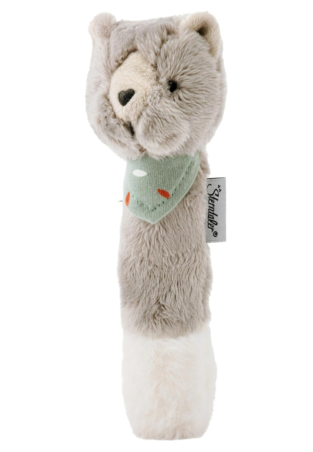 Sterntaler bébé chat couineur Lilly - Jouet pour bébé en polaire douce - Jouet à attraper pour bébés - Premières tentatives pour attraper et jouer, gris Jouets Bebe Naty Shop Titre par défaut