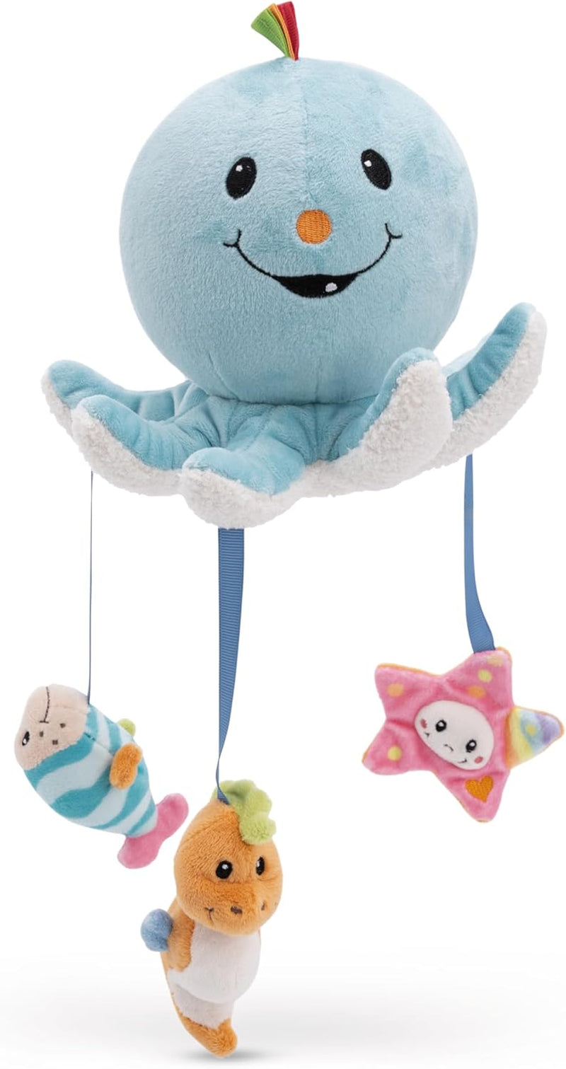 Jouet de bain Octily 18x14cm avec. 3 figurines dans un coffret cadeau 23,5x17x13,5cm bleu - jouet avec éléments de préhension - jouet de bain pour enfants pour attraper et jouer Jucarii Bebe Naty Shop Titre par défaut