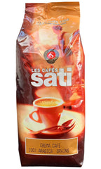 Café Sati Crema 100% Arabica - Café en grains pour machines à café entièrement automatiques