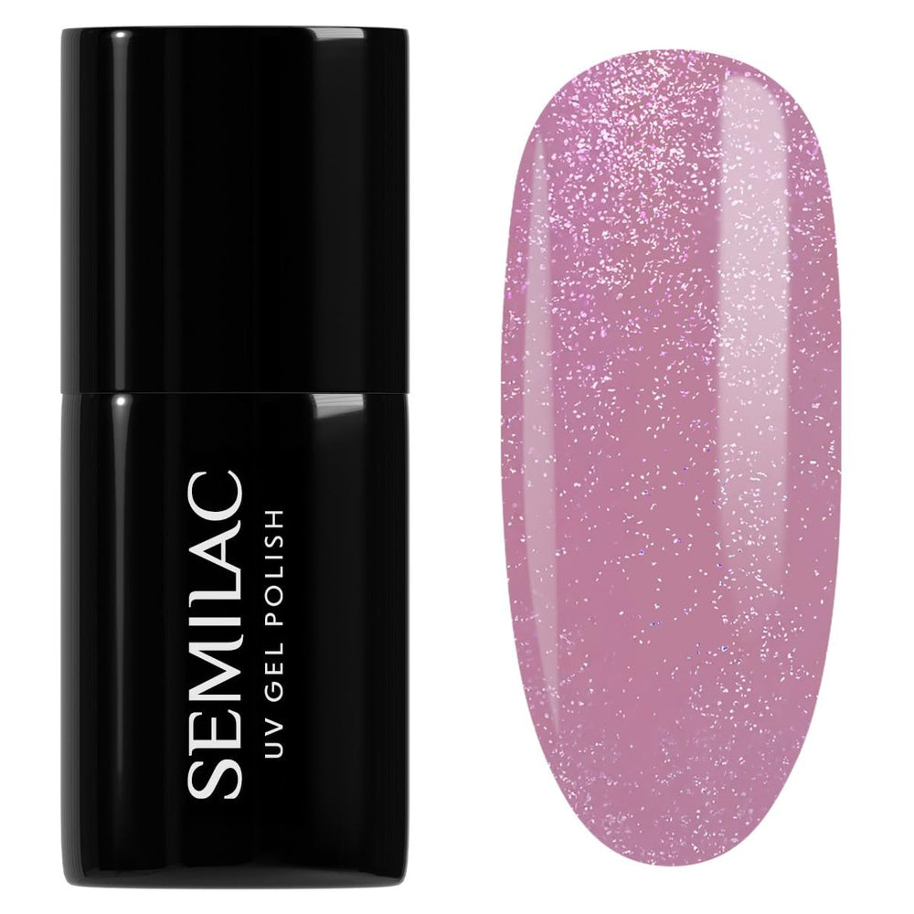 Vernis à ongles UV Semilac Hybrid 319 Shimmer Dust Pink 7ml