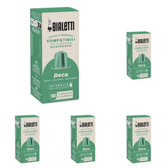 - Capsules compatibles Kaffee Nespresso® – décaféinées – 10 capsules (pack de 5)