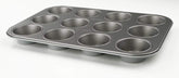 Moule à muffins Zenker avec 12 moules à pâtisserie (Ø 7 cm), pour muffins et cupcakes, dimensions : 38,5 x 26,5 x 3 cm Moules et plaques à pâtisserie Naty Shop