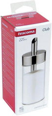 Tescoma Shaker en verre, acier inoxydable brossé, idéal pour le sucre blanc/brun, 225 ml