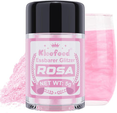 Kicofood, paillettes comestibles, 5 grammes, différentes couleurs Glitter Naty Shop Rose