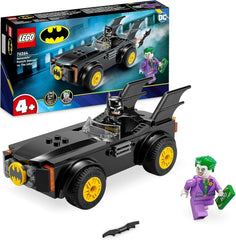 LEGO 76264 DC Poursuite dans la Batmobile : Batman contre. Joker Toy Car Set, Superhero Starter Set avec 2 figurines, jouet pour enfants d'âge préscolaire, garçons, filles à partir de 4 ans, kits de construction rapides à assembler Besuche den LEGO-Store Single