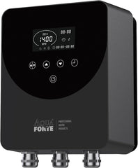 AquaForte - Vario+ Invertor de frecvență II pentru pompe de piscină cu ecran tactil, control al vitezei pentru pompe monofazate 220-240V, economisește energie și reduce zgomotul cu 25%, include temporizator