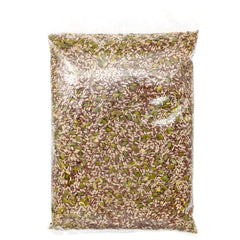 Mélange de graines Omega Bio 3 kg (mélange de graines de courge, de tournesol et de lin), un mélange de 3 graines oléagineuses brutes entières, riches en protéines, fibres et acides gras oméga-3