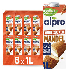 Alpro Mandeldrink Suikervrij - Bron van calcium en vitaminen