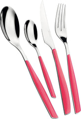 BUGATTI Glamour, Ménagère pour 6 personnes, 24 pièces en acier inoxydable 18/10 Naty Shop Rose Paradise